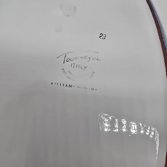 Tournesol by Williams-Sonoma  13" Oval Baker Discontinued Made in Italy - Picture 4 of 4